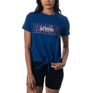 Los Angeles Dodgers Women's XXL The Wild Collective Twist Front T-Shirt Top Tee